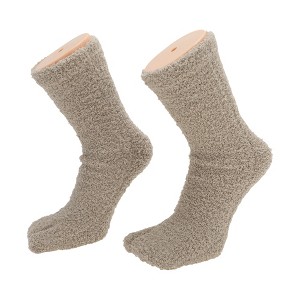 Unique Bargains Women Durable Two-toed Socks 1 Pair - 1 of 4