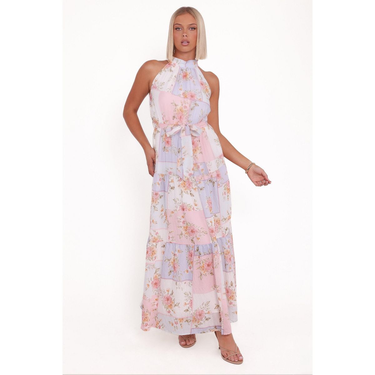 Caroline Maxi Halter Dress - thumbnail 9