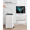 SONGMICS Kitchen Trash Can, 5.2-Gallon (20L) Garbage Can with Lid, Stainless Steel, Soft Close and Stays Open - 2 of 4