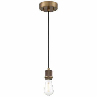 Access Lighting Port Nine Bare Martini 1 - Light Pendant in  Antique Brushed Brass