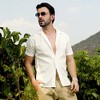 Campus Sutra Men Men's Chalk White Micro Creased Shirt - 2 of 3