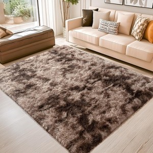 Soft Shag Area Rug 6x9 for Living Room or Bedroom, Fluffy Non-Slip Plush Carpet, Cozy Fuzzy Indoor Rug for Kids Room - 1 of 4