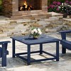 WestinTrends Malibu Low Outdoor HDPE Square Patio Coffee Table - 2 of 4