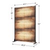 PexFix 72 in. x 47 in. Outdoor Privacy Rectangle Screen Galvanized Steel Panel Divider in Brown - 4 of 4