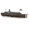 Model Kit  USS Monitor and USS Merrimack Ironclad Warships "Battle of the Ironclads" Steel Model Kit by Metal Earth - 3 of 4