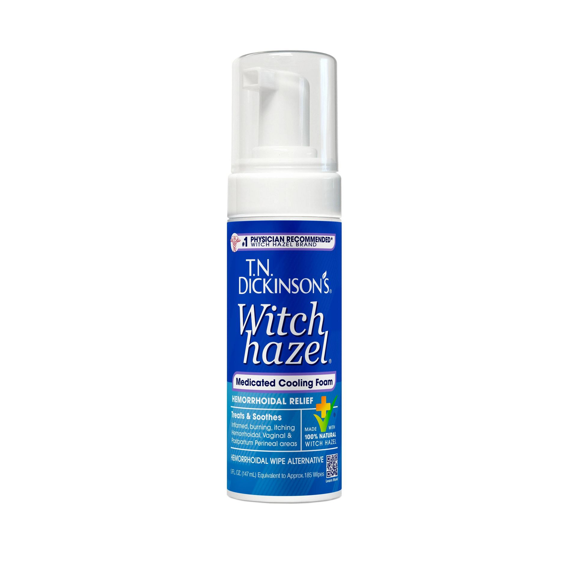 T.N. Dickinson's Medicated Cooling Foam Multi-Symptom Relief - 5oz