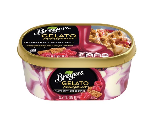 Breyers Indulgences Raspberry Cheesecake Gelato - 28.5oz