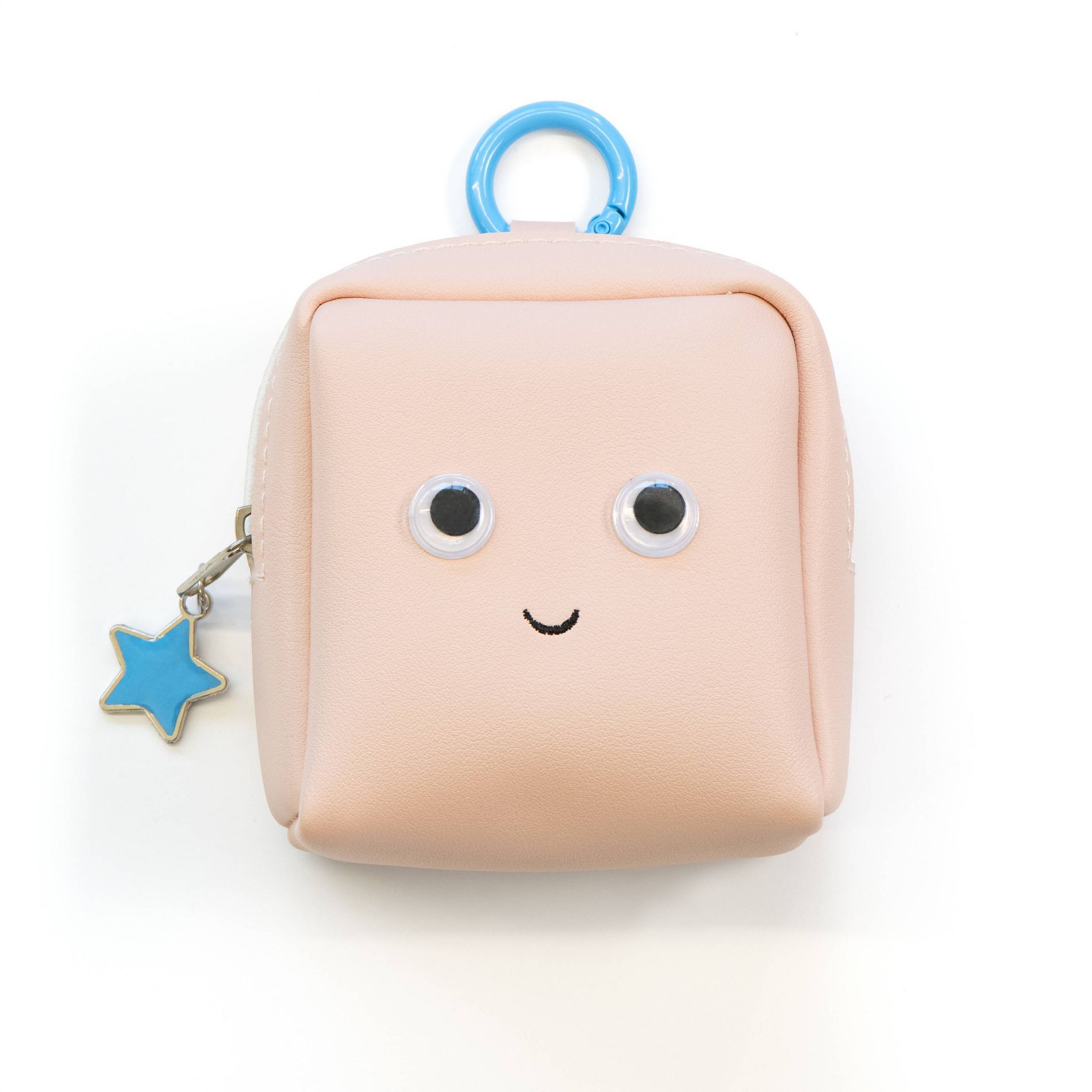 Ink & Barrel Kids' Backpack Charm Square Pouch Keychain - Pink