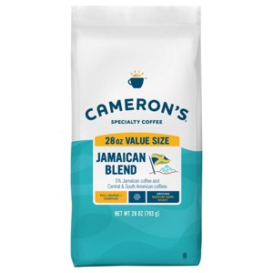 Cameron's Coffee Jamaican Blend Medium Dark Roast Ground Coffee - 28oz - 1 of 4