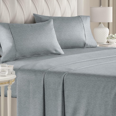 Split King Bed Sheets Set for Adjustable Beds, Deep Pocket 5 Piece, Hotel  Luxury Soft Microfiber, Gray