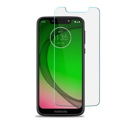 Valor Clear Tempered Glass LCD Screen Protector Cover For Motorola Moto G7 Play, Transparent, Durable & Protective Film