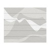 Trademark Fine Art Pictufy Studio II Mountain Waves Warm Gray Wood Slat Art - 4 of 4
