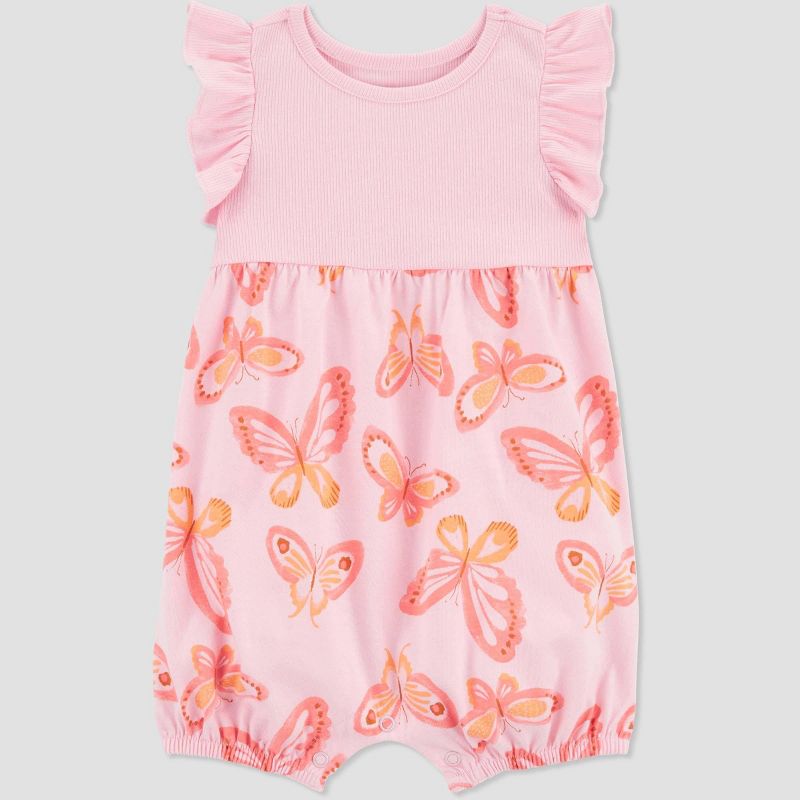 Carter&#39;s Just One You&#174; Baby Girls&#39; Butterfly Romper - Pink, 1 of 5
