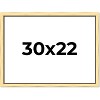 PosterPalooza | Simple Gold Picture Frame - UV Acrylic, Backing Board, Hanging Hardware Included - 2 of 4