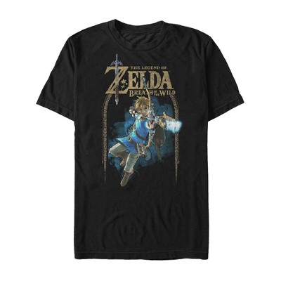 Men's Nintendo Legend of Zelda Breath of the Wild Arch  T-Shirt - Black - Large