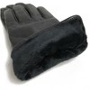 Karla Hanson Men's Deluxe Leather Touch Screen Gloves - Black - 3 of 4