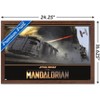 Trends International Star Wars: The Mandalorian Season 2 - TIE Fighter Battle Framed Wall Poster Prints - 3 of 4