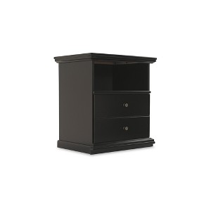 Signature Design by Ashley Casual Maribel Nightstand, Black - 1 of 4