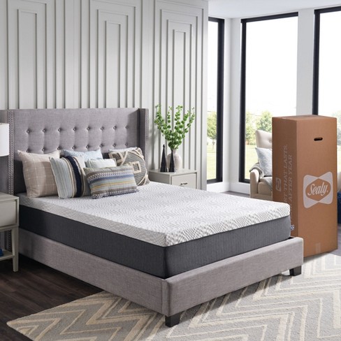 Sealy Essentials 12-inch Soft Support Gel Memory Foam Mattress-in-a-box  With Copperchill Infused Gel Foam And Soft-knit Fabric Cover, Twin Xl :  Target