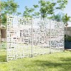 SpassWay 72"H 47"W Outdoor Metal Garden Trellis Privacy Screen Lattice Panel Indoor Room Divider - 3 of 4