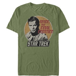 Men's Star Trek: The Original Series Final Frontier Kirk Circle T-Shirt - 1 of 3