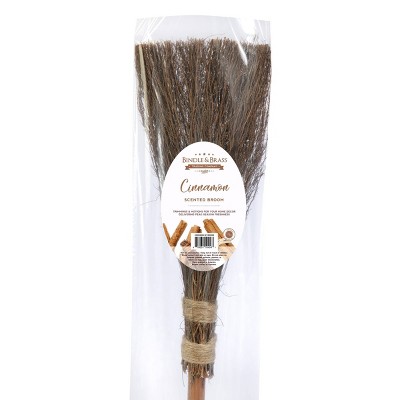 Bindle & Brass 36" Scented Broom with Cinnamon Wood Handle