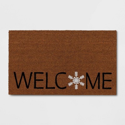 Cursive Welcome Doormat, 17 x 29