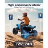 12V Kids Ride On Car, 4 Wheeler Electric ATV Ride On Toys for Kids Ages 37-95 Months with 5MPH Max Speed, Remote Control, Treaded Tires - 3 of 4