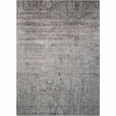 Nourison Gemstone Hematite Area Rug GEM03 8'6" x 11'6"