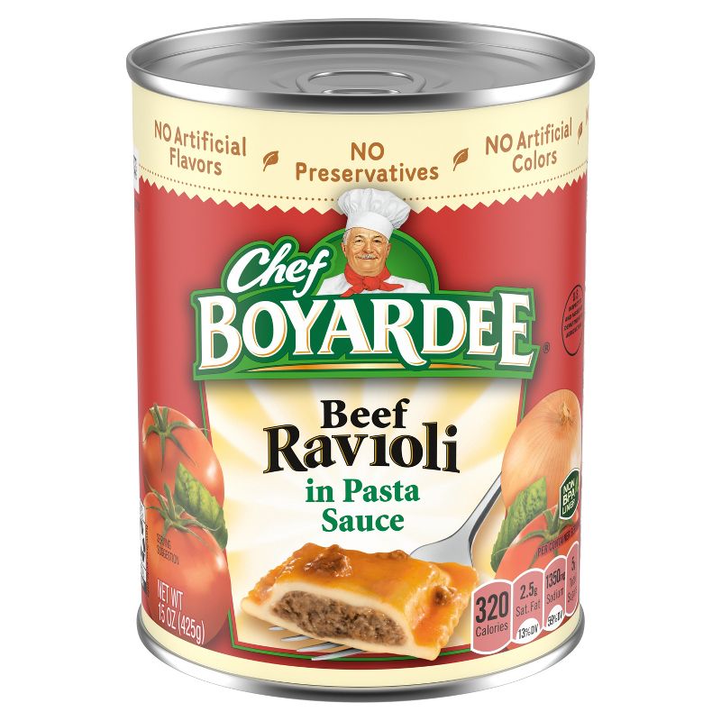 Chef Boyardee Beef Ravioli - 15oz, 1 of 6