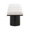 Meridian Furniture,Pavilion Boucle Fabric Bench - 3 of 4