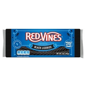 Red Vines Black Licorice Candy Twists, 5 oz. - 1 of 3