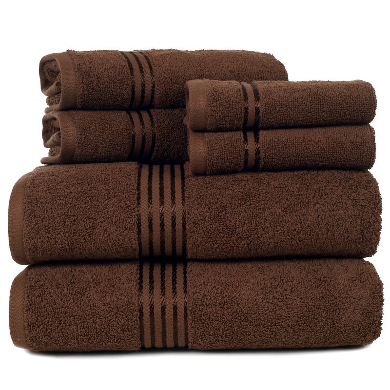 Solid Bath Towels And Washcloths 6pc - Yorkshire Home, 2 of 5