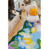 Lany Space Maggie Stephenson Irregular Botanical Garden Floral Rug, 5'x7' - 4 of 4