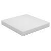 FDW 10 inch Bamboo Charcoal Memory Foam Mattress Cooling Gel CertiPUR-US Certified Breathable Bed Mattress for Cooler Sleep,White - 2 of 4