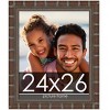 PosterPalooza | 24x26 Modern Bamboo Picture Frame, UV Acrylic, 5 Finishes - 2 of 4