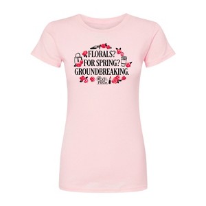 Women's - The Devil Wears Prada - Florals For Spring Fitted Graphic T-Shirt - 1 of 1
