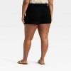Women's Mid-Rise Openwork Pull-On Shorts - Universal Thread™ - 2 of 3