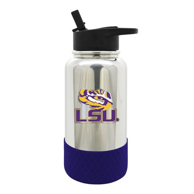 LSU Tigers 24oz. Soft Touch Bullet Water Bottle Two-Piece Set