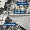 Acekool Washable Abstract Area Rug, Non-Slip Ultra Thin Low Pile Carpet for Living Room Bedroom Office, Lightweight Foldable, Easy Care - 3 of 4