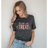Simply Sage Market Women's Trick Or Treat Colorful Short Sleeve Graphic Tee - 2 of 4