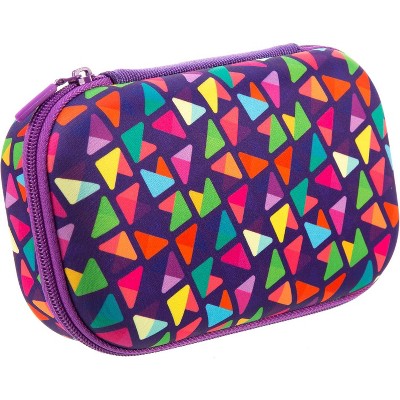 Fmeida Black Carbon Pencil Box Pencil Case for School and Office Organizer Pencil Bag Large Capacity Pencil Pouch
