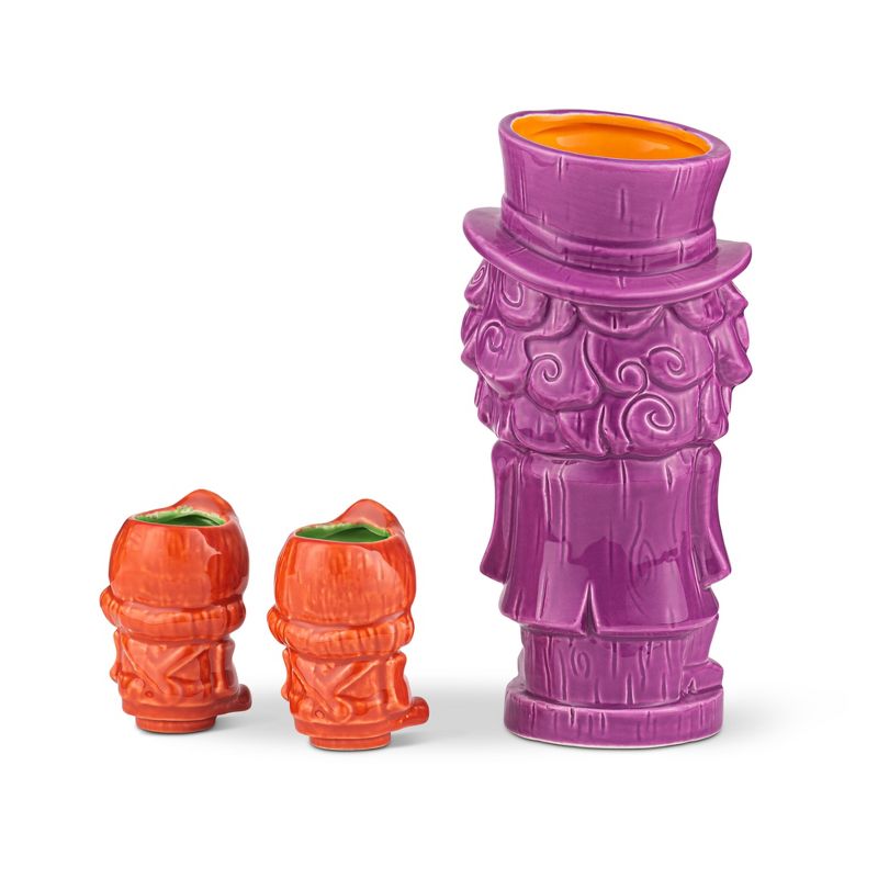 Beeline Creative Geeki Tikis Willy Wonka And The Chocolate Factory Mug Set | Ceramic Tiki Cups, 2 of 8