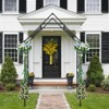 Steel Garden Arch Arbor Trellis 7.87x3.93Ft Metal Outdoor Patio Arch for Climbing Plants, Wedding, Yard, Garden Decor, Weather-Resistant - 4 of 4