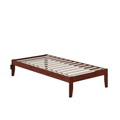 Twin Colorado Bed With Usb Turbo Charger Walnut - Afi: Hardwood, No Box ...