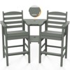 Karl Home | Outdoor Bar Chairs with Removable Trays (Set Of 2) - 3 of 4