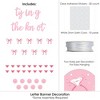 Big Dot of Happiness Tying the Knot Bridal Banner, Pink Bow Coquette Bachelorette Letter Banner Decor - 36 Banner Cutouts and Tying The Knot Letters - 4 of 4