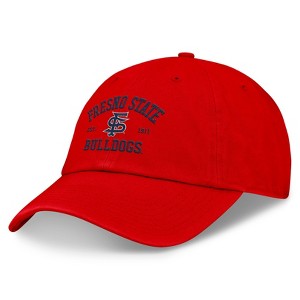 NCAA Fresno State Bulldogs Griffin Cotton Hat: Adjustable Back Tuck & Slide Closure - 1 of 4