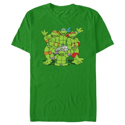 Men's Teenage Mutant Ninja Turtles Vintage Cartoon Group Shot Tee