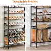 MaseiKar 8 Tier Shoe Rack, Large Capacity Shoe Storage Organizer for 30+ Pairs of Shoes, Front Door Entrance, Entryway, Hallway, Closet, Space Saver - 4 of 4